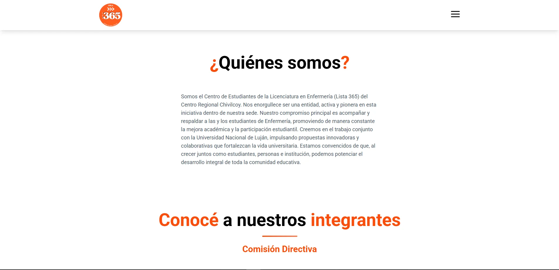 Lista 365 - Proyecto de sitio web